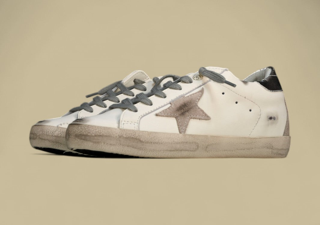 Golden Goose Ggdb Superstar White/Silver/Grey