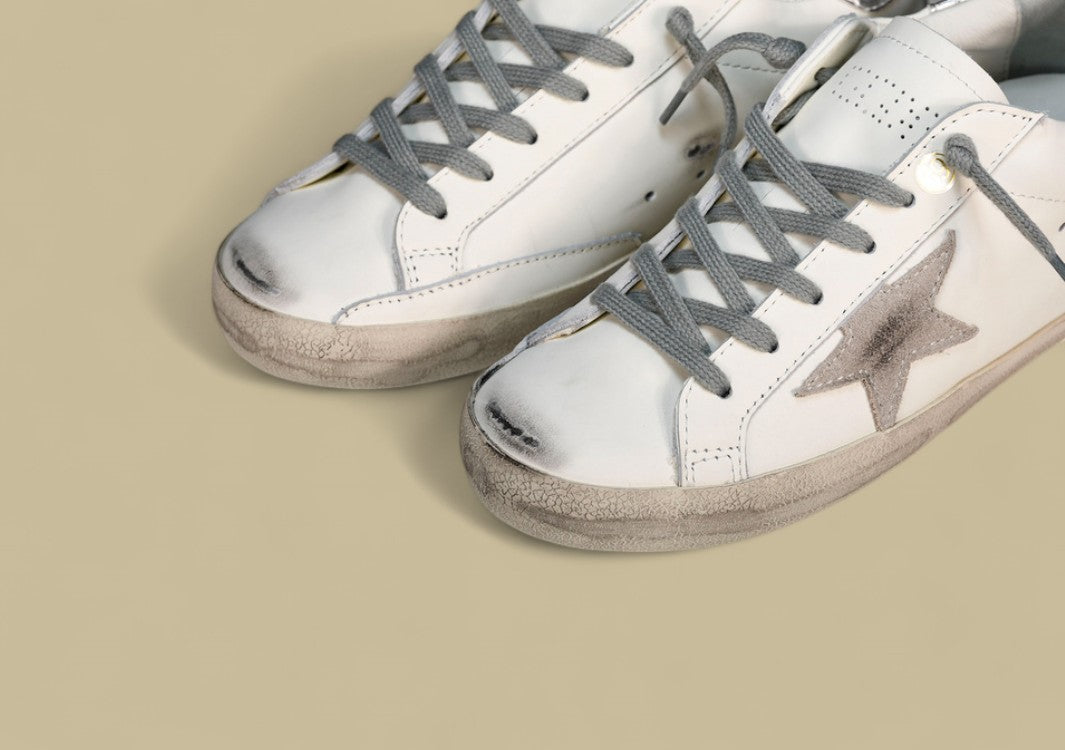 Golden Goose Ggdb Superstar White/Silver/Grey