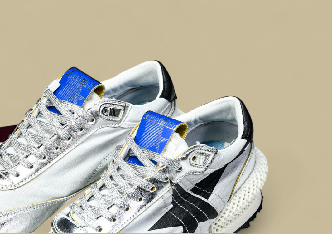 Golden Goose Marathon Black/Grey/Silver