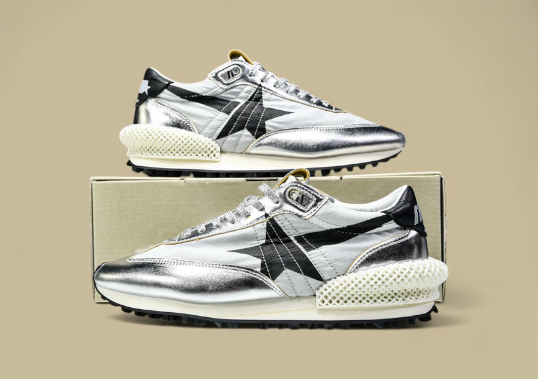 Golden Goose Marathon Black/Grey/Silver