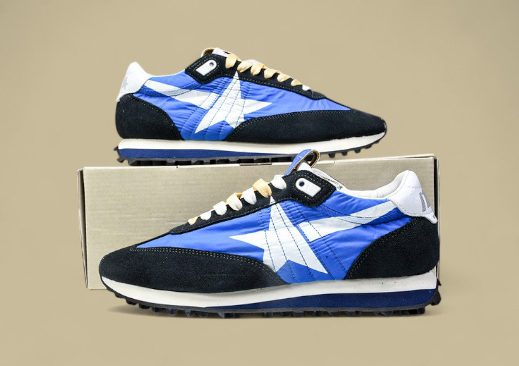 Golden Goose Marathon Low Top Living Casual Shoes Dark Blue/White