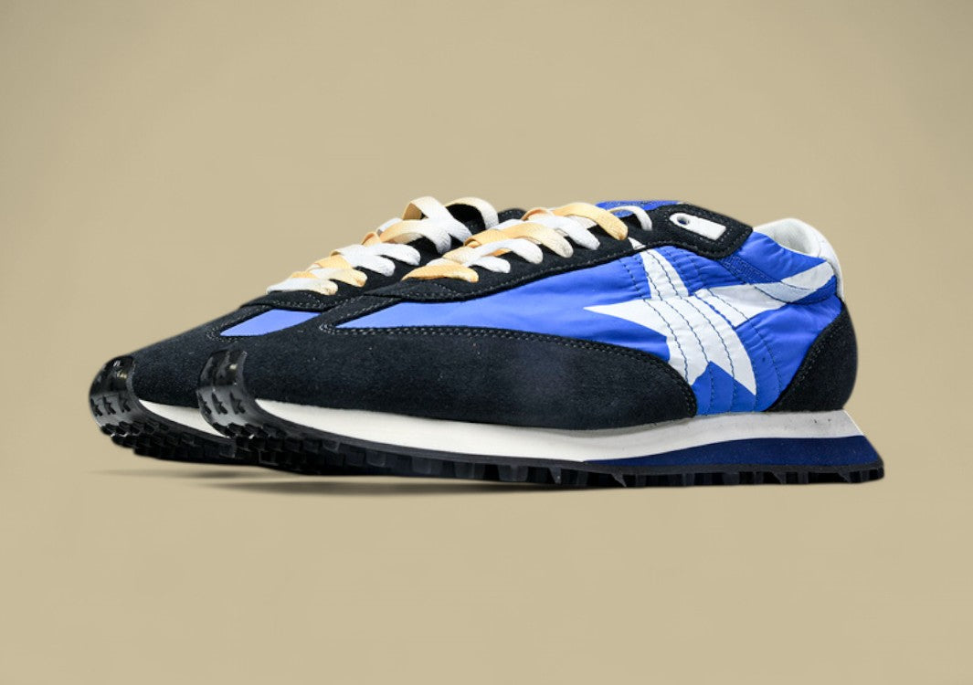 Golden Goose Marathon Low Top Living Casual Shoes Dark Blue/White