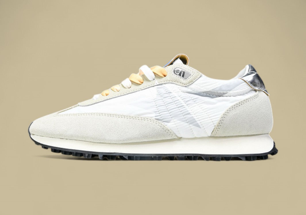 Golden Goose Marathon Low Top Living Casual Shoes Light Gray/White