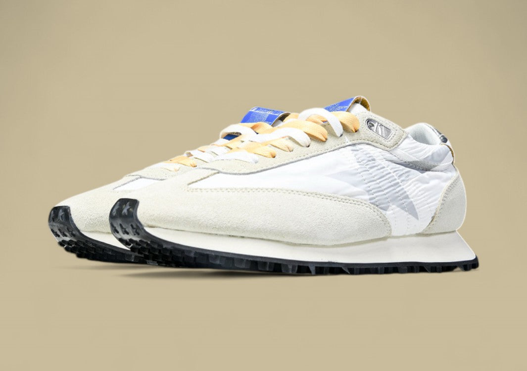 Golden Goose Marathon Low Top Living Casual Shoes Light Gray/White