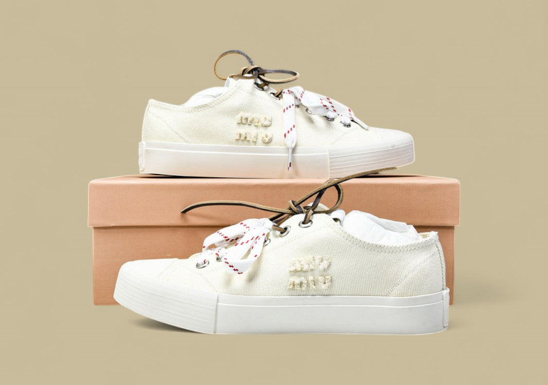 Golden Goose Miu Miu 25 White/Red/Brown