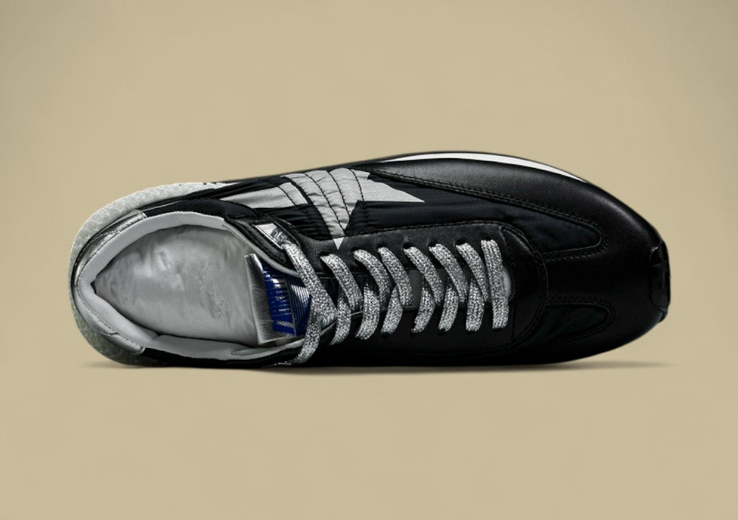 Golden Goose Running Marathon Platform Sneakers Black/Grey