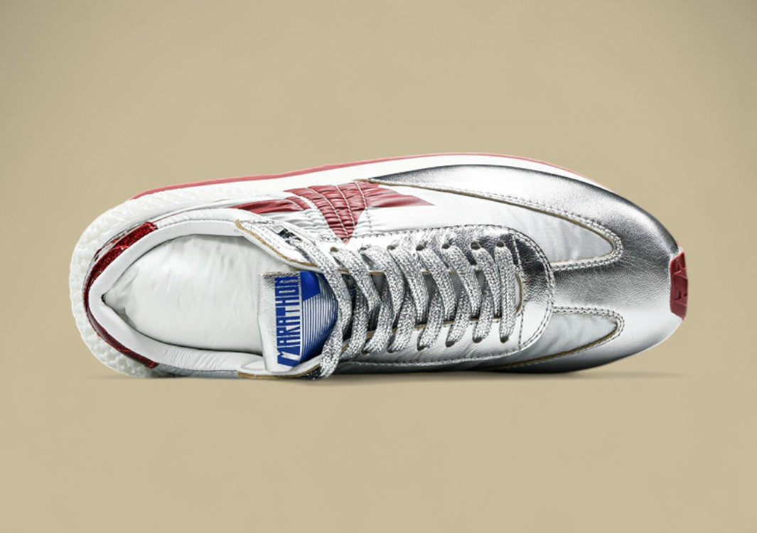 Golden Goose Running Marathon Platform Sneakers Black/Red/Grey