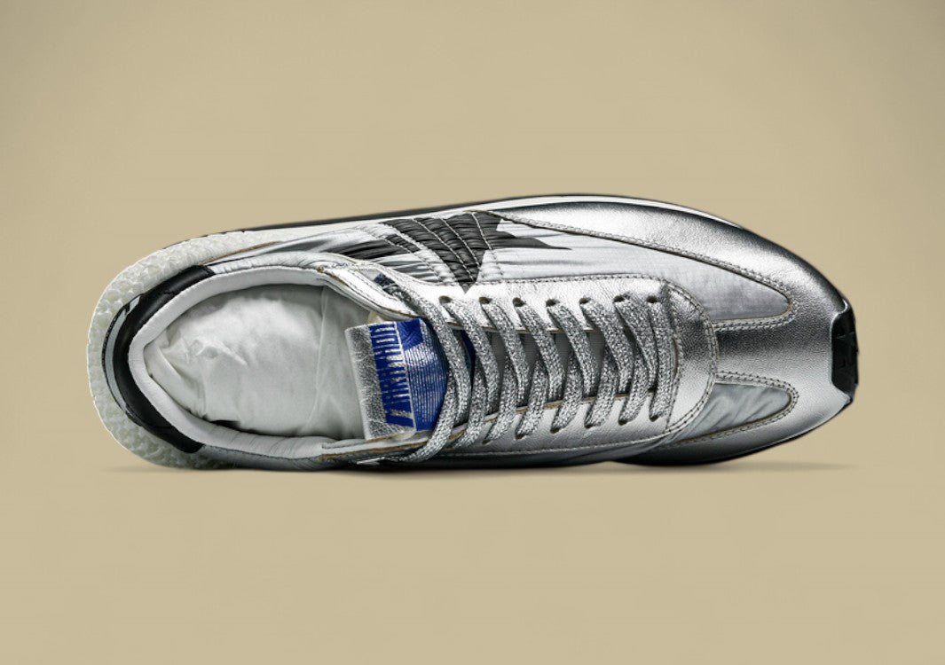 Golden Goose Running Marathon Platform Sneakers Grey/Black
