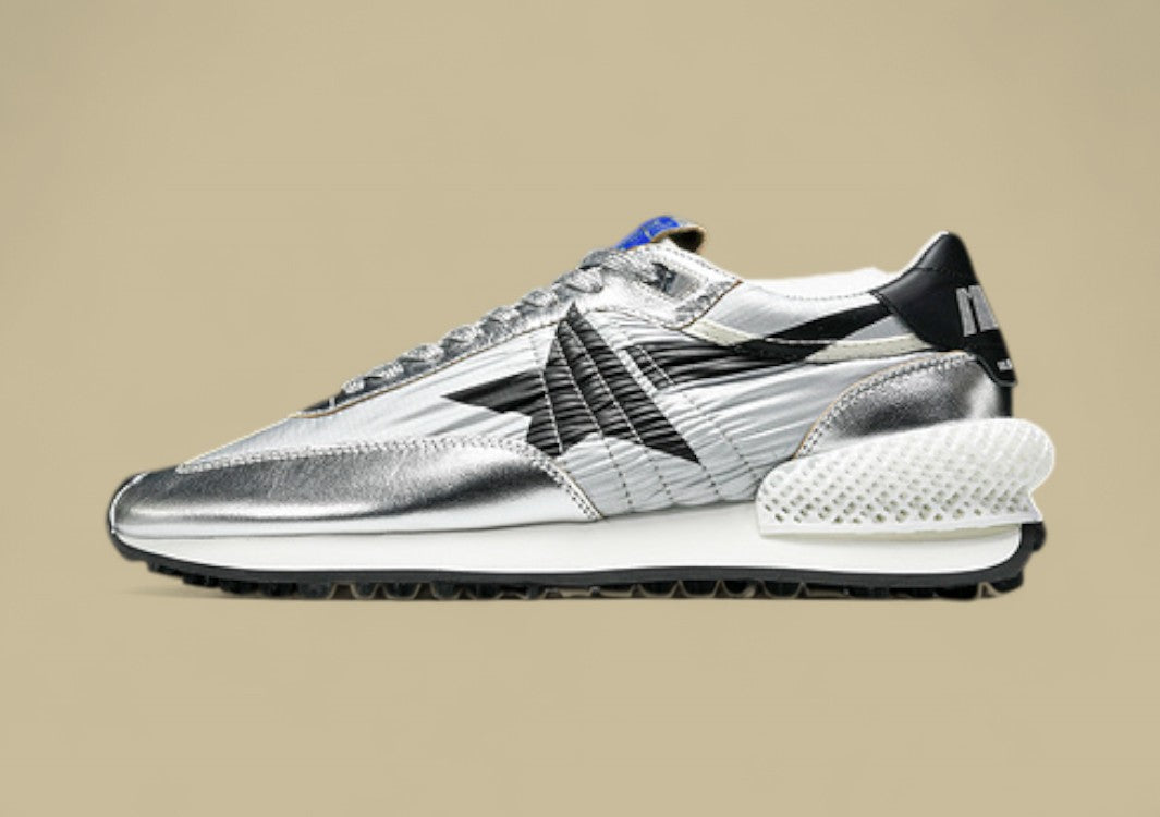 Golden Goose Running Marathon Platform Sneakers Grey/Black