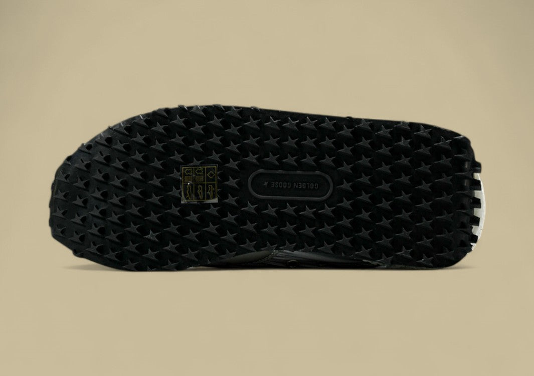 Golden Goose Running Marathon Platform Sneakers Grey/Black