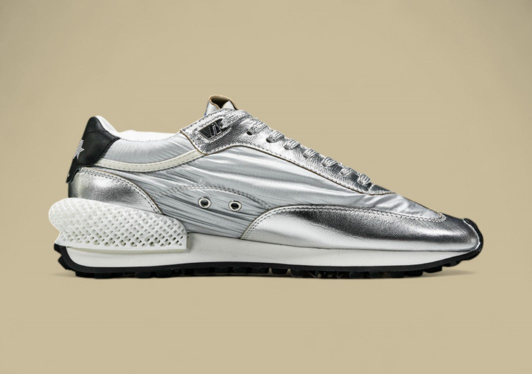 Golden Goose Running Marathon Platform Sneakers Grey/Black
