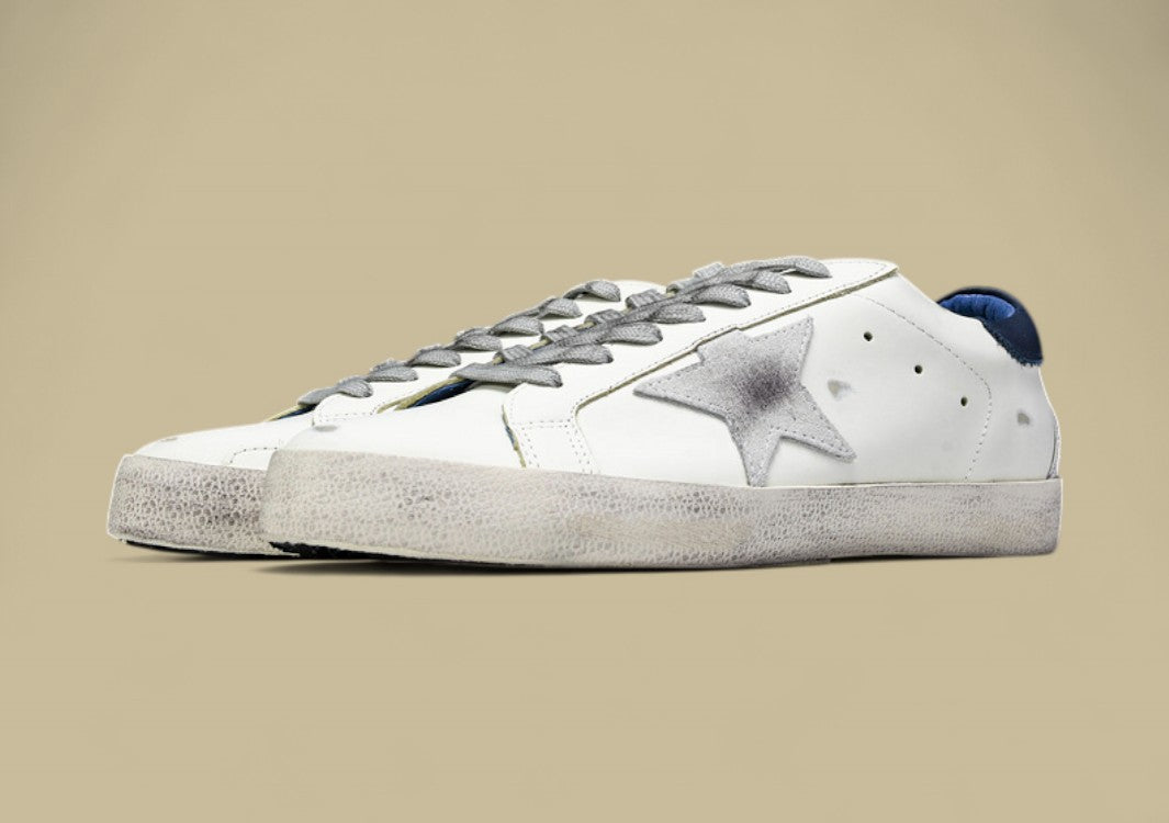 Golden Goose Super-star White/Grey/Blue