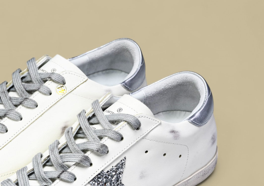Golden Goose Super-star White Grey