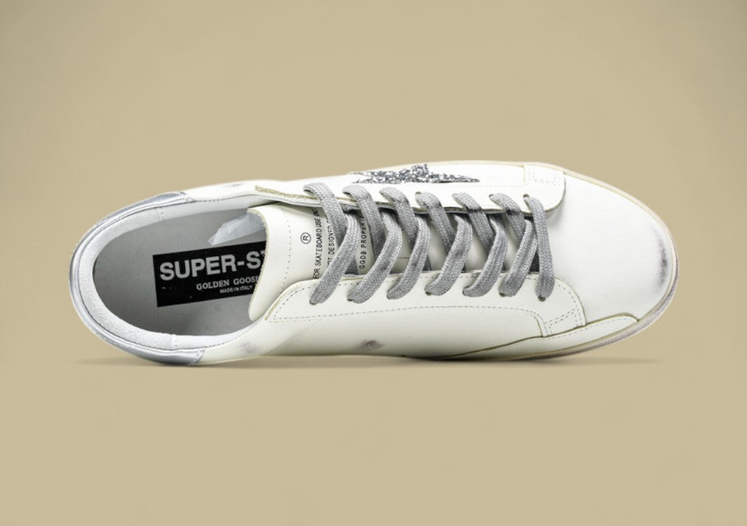 Golden Goose Super-star White Grey