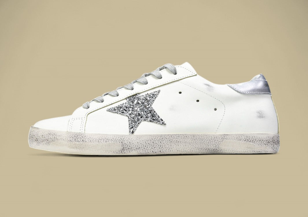 Golden Goose Super-star White Grey