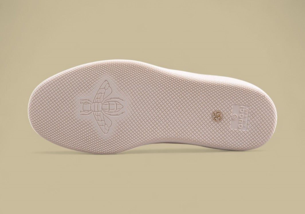 Gucci Black Retro Sneakers Classic Low-Tops with Bold White GG Logo