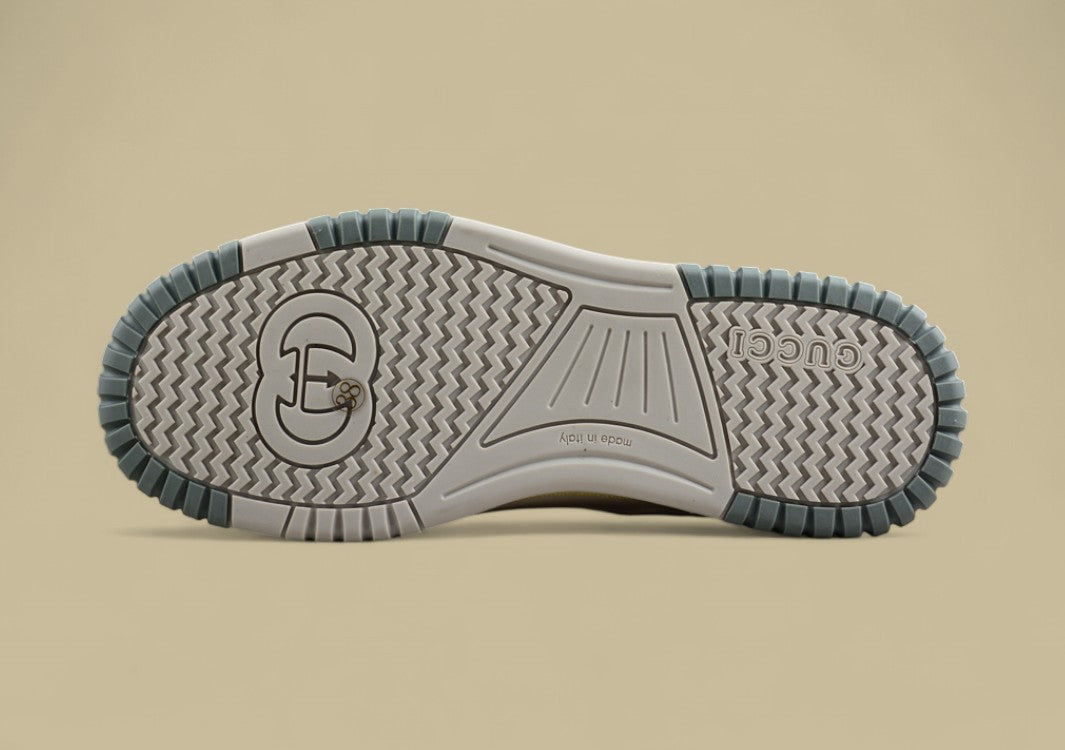 Gucci Retro Low-Top Sneakers Vintage White Street Style with Chunky Sole