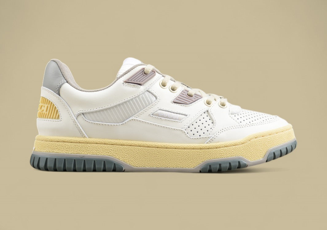Gucci Retro Low-Top Sneakers Vintage White Street Style with Chunky Sole