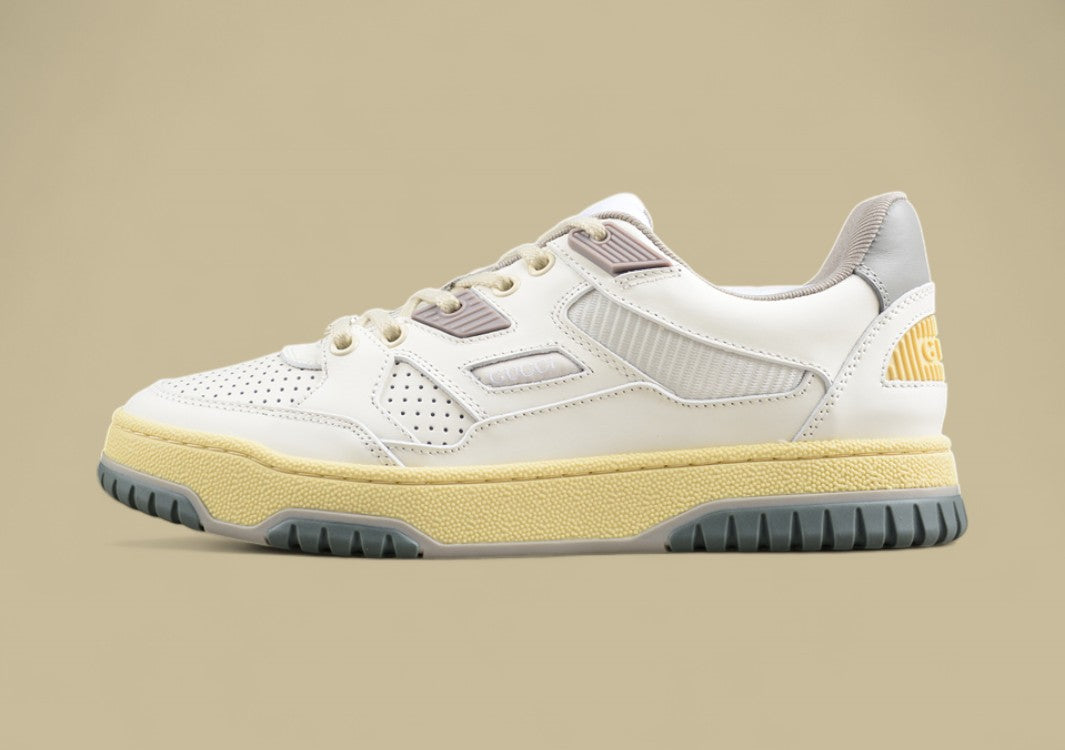 Gucci Retro Low-Top Sneakers Vintage White Street Style with Chunky Sole
