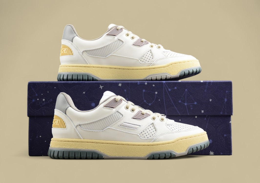 Gucci Retro Low-Top Sneakers Vintage White Street Style with Chunky Sole