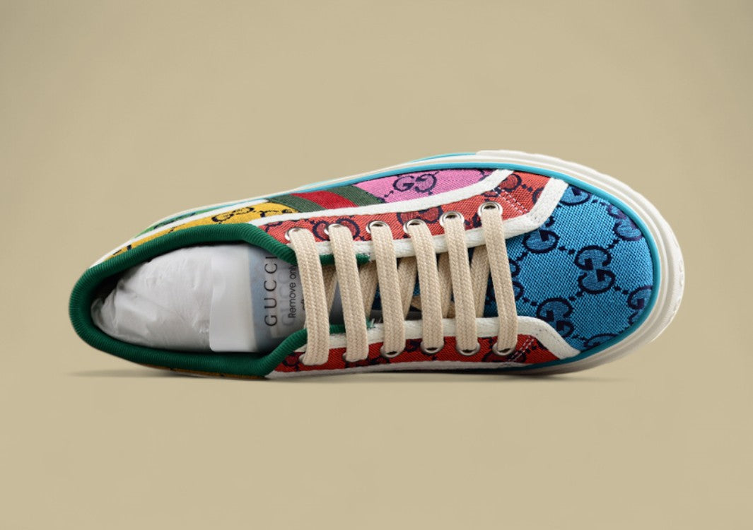 Gucci Tennis Multicolor GG Monogram Sneaker