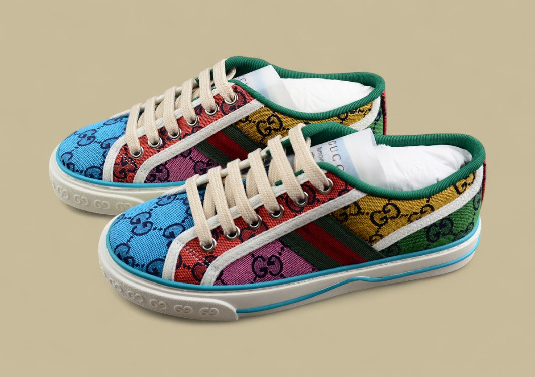 Gucci Tennis Multicolor GG Monogram Sneaker