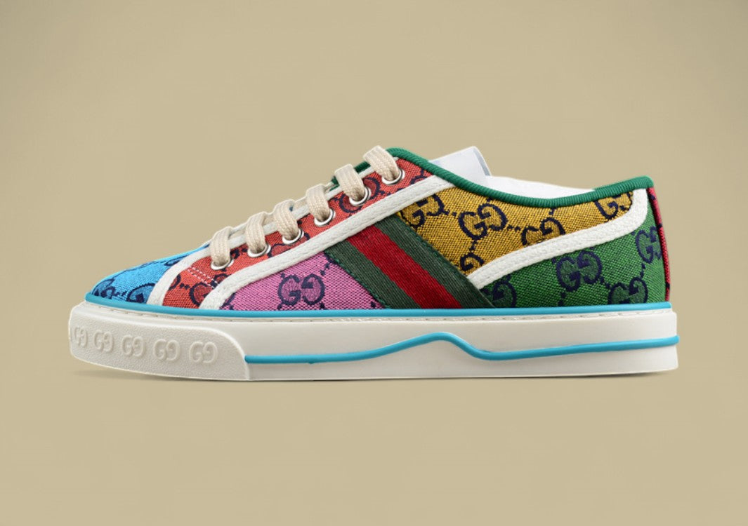 Gucci Tennis Multicolor GG Monogram Sneaker