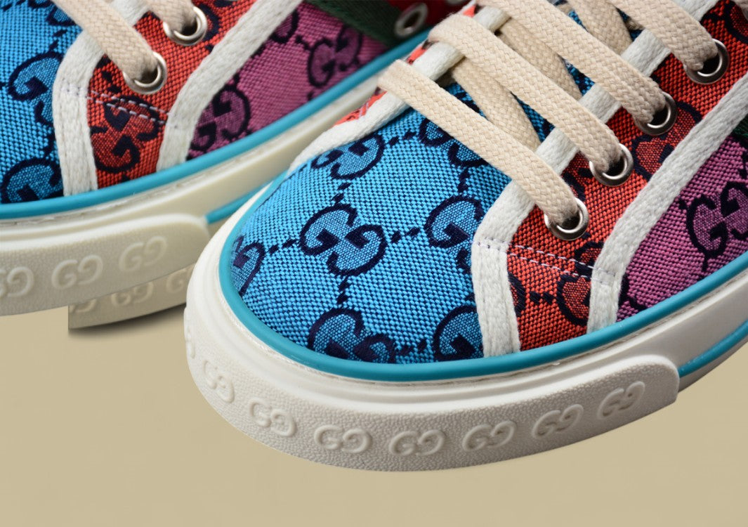 Gucci Tennis Multicolor GG Monogram Sneaker
