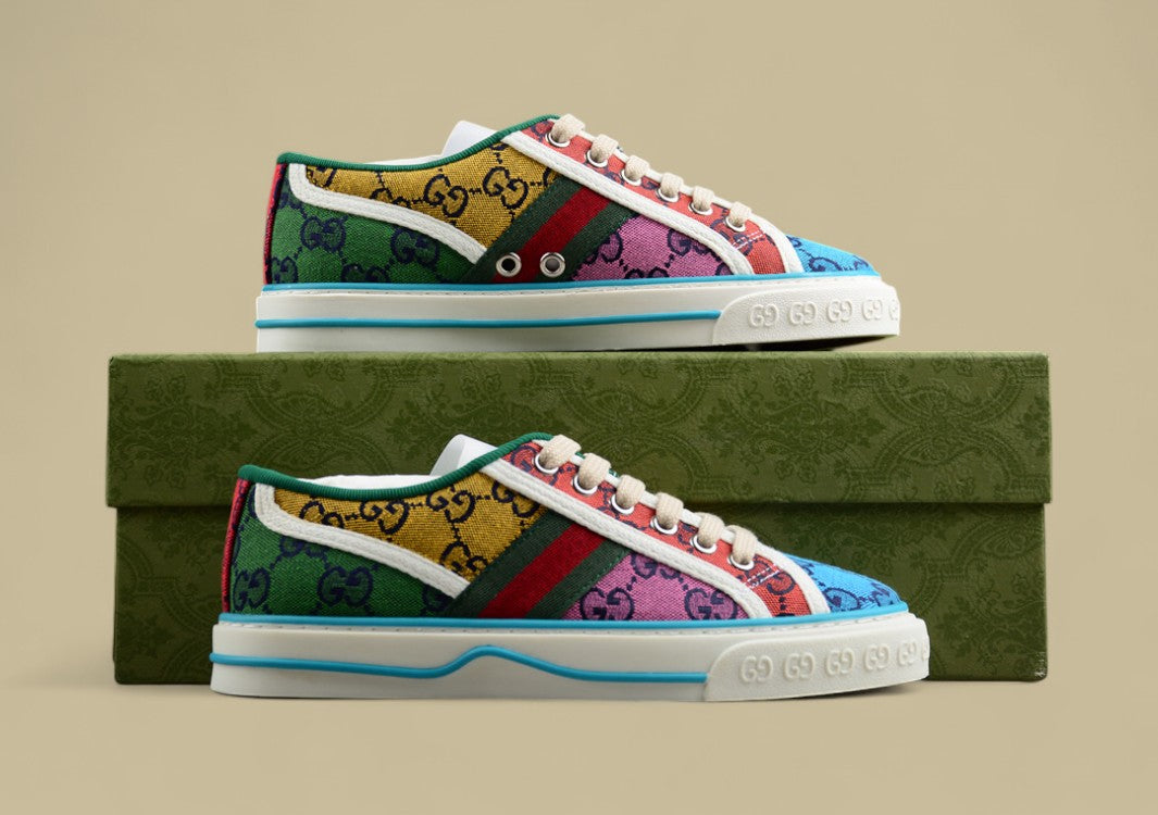 Gucci Tennis Multicolor GG Monogram Sneaker