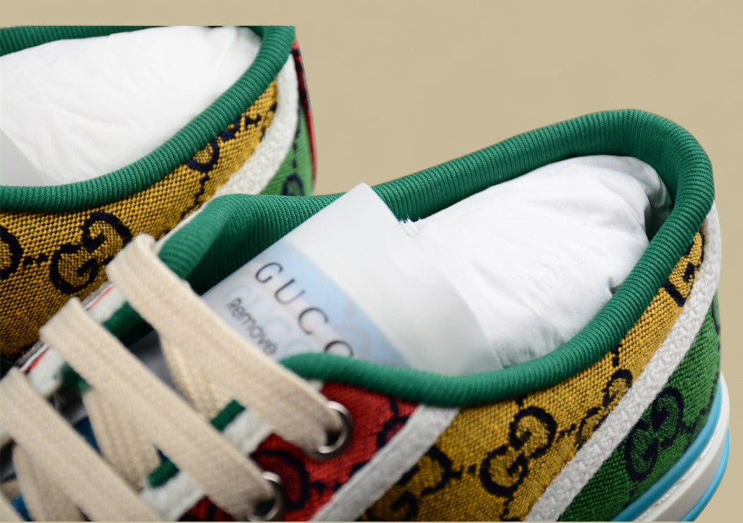 Gucci Tennis Multicolor GG Monogram Sneaker
