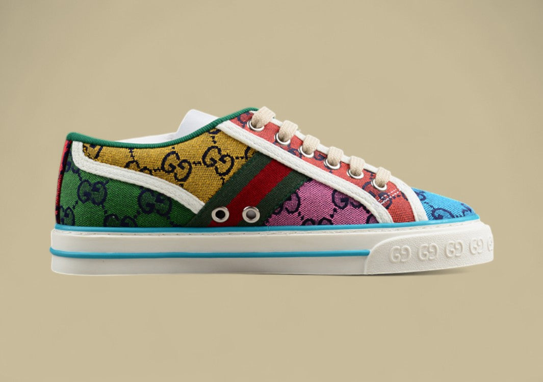 Gucci Tennis Multicolor GG Monogram Sneaker