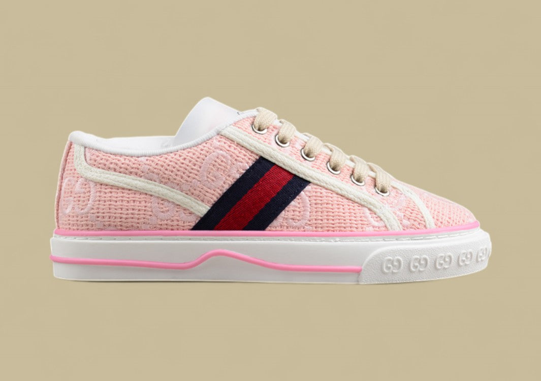 Gucci Tennis Pink GG Canvas Sneaker