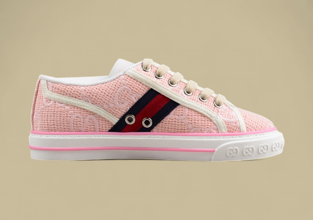 Gucci Tennis Pink GG Canvas Sneaker