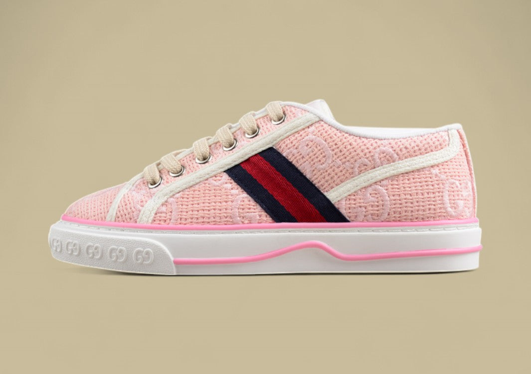 Gucci Tennis Pink GG Canvas Sneaker