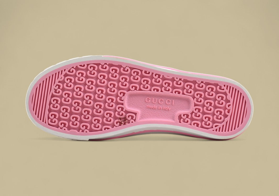 Gucci Tennis Pink GG Canvas Sneaker