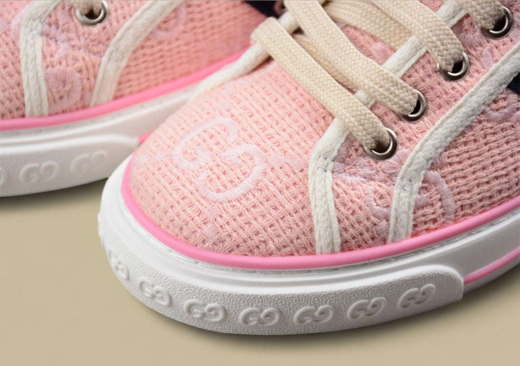 Gucci Tennis Pink GG Canvas Sneaker