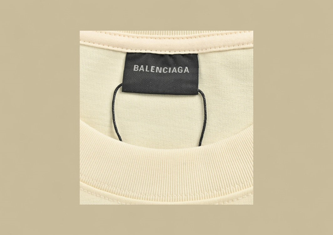 Gucci x Balenciaga Double G Logo T-Shirt – Beige