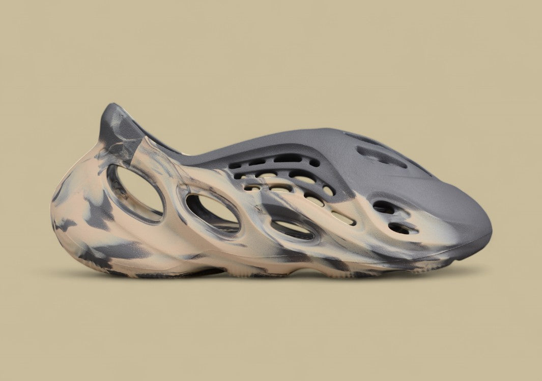 Kanye West Yeezy Foam Runner MX Sand Gray and Yellow Mix