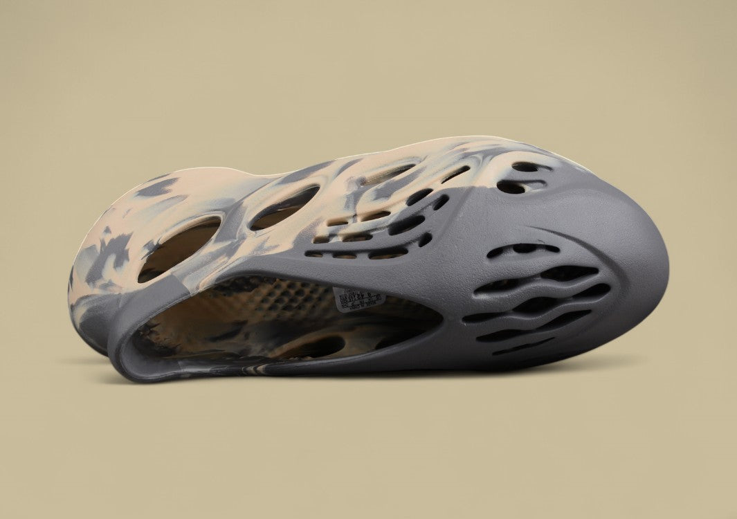 Kanye West Yeezy Foam Runner MX Sand Gray and Yellow Mix