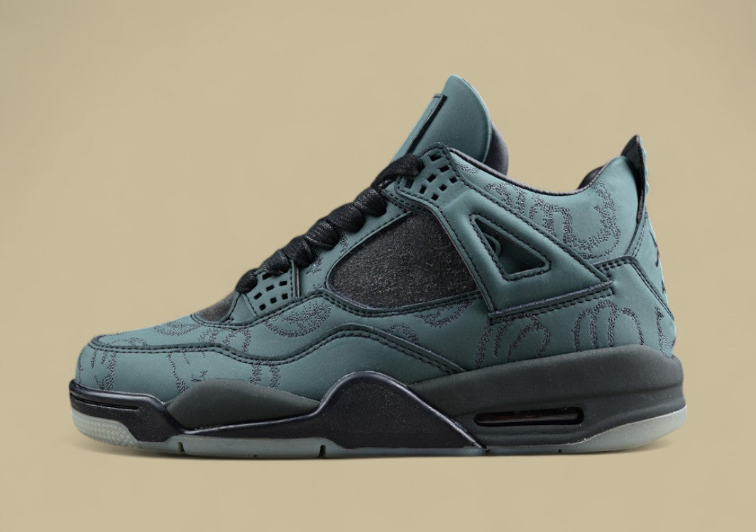 Kaws x Air Jordan 4 Black