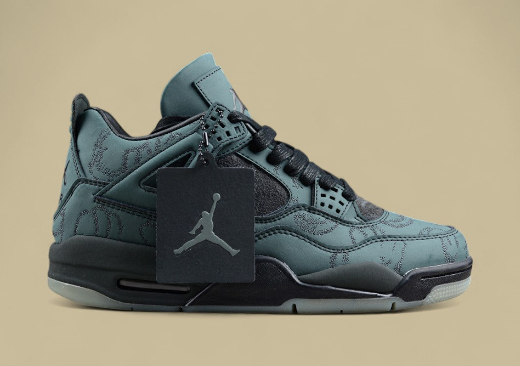 Kaws x Air Jordan 4 Black