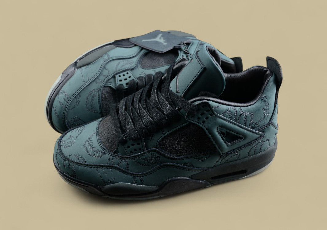 Kaws x Air Jordan 4 Black