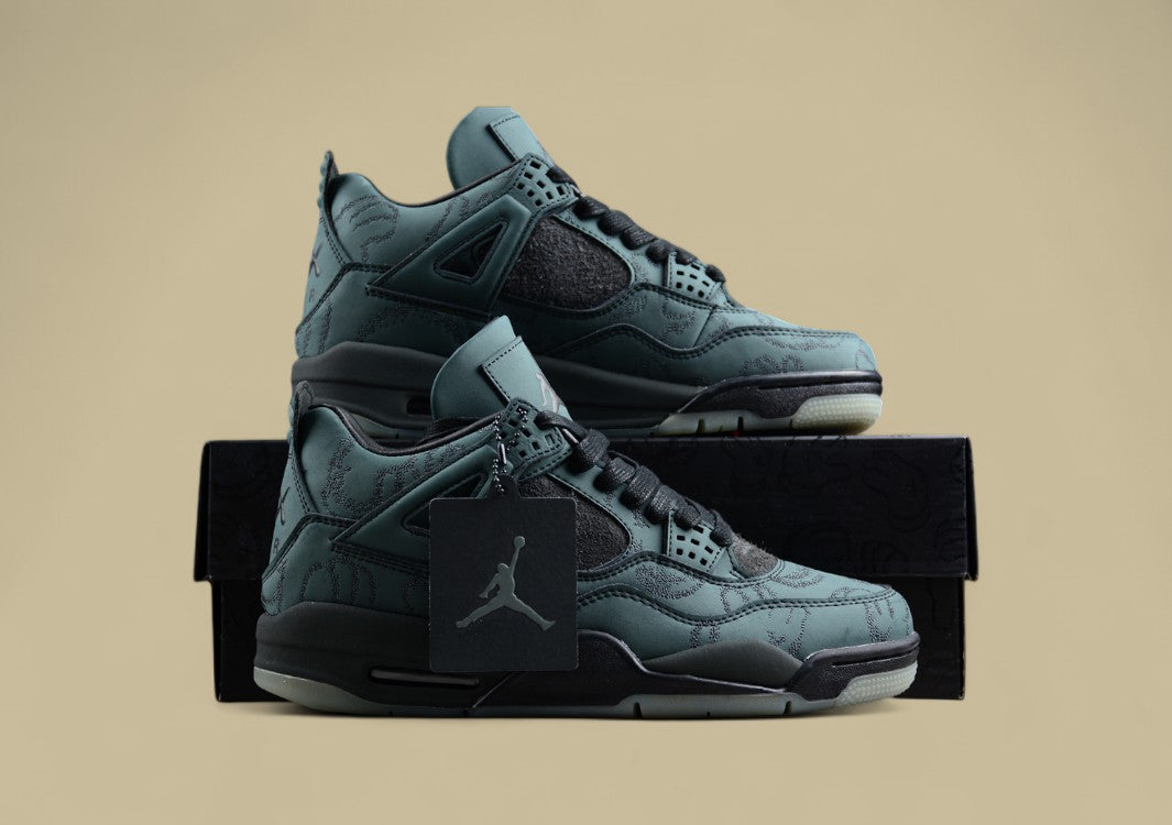 Kaws x Air Jordan 4 Black