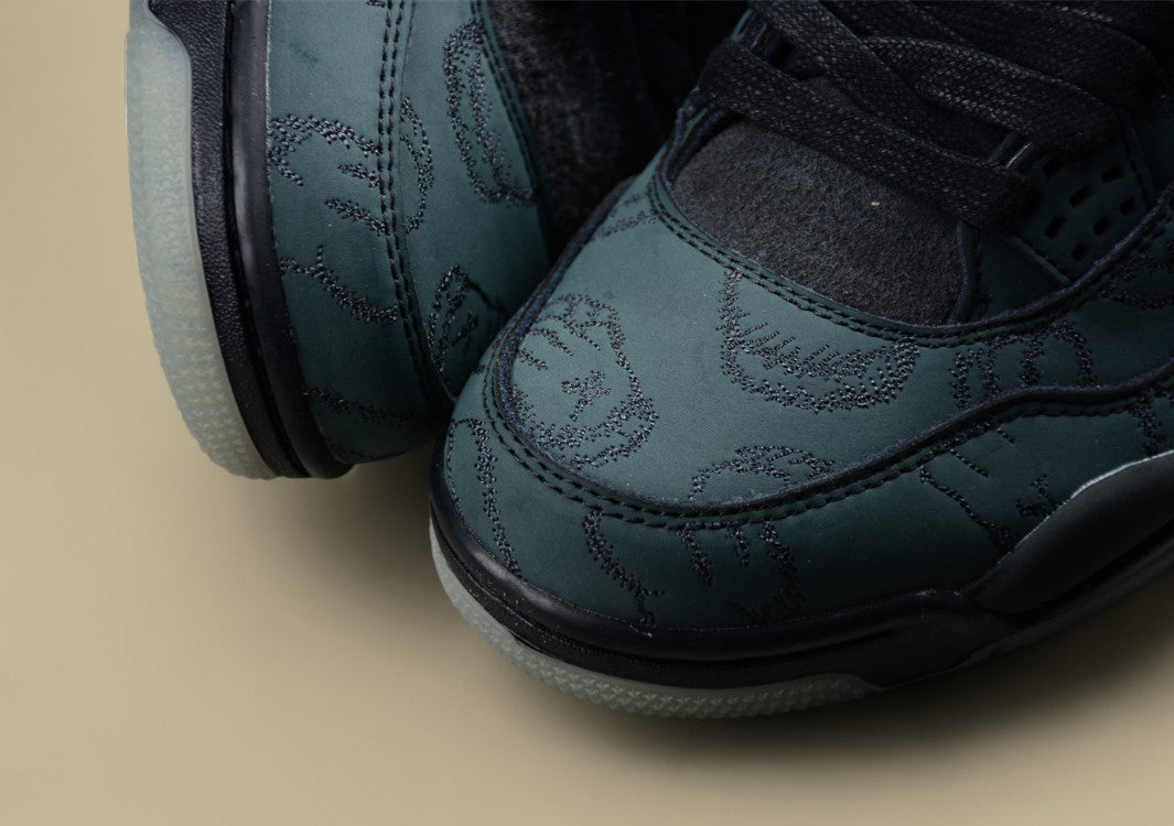 Kaws x Air Jordan 4 Black