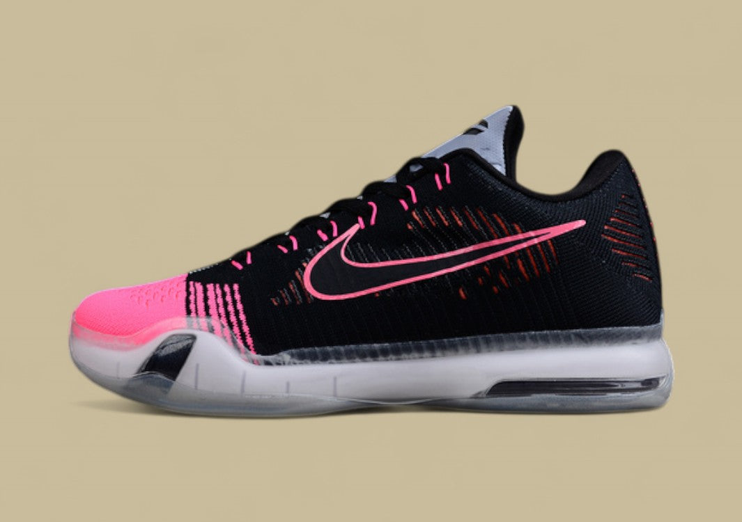 Kobe 10 Elite Mambacurial Black/Black-Wolf Grey-Pink Flash