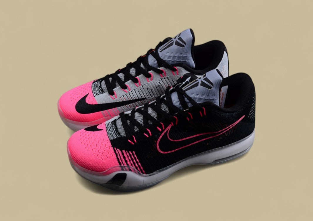 Kobe 10 Elite Mambacurial Black/Black-Wolf Grey-Pink Flash