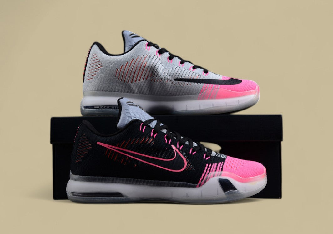 Kobe 10 Elite Mambacurial Black/Black-Wolf Grey-Pink Flash