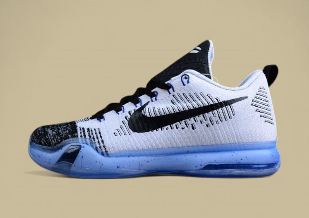 Kobe 10 Elite Premium HTM Shark Jaw White/Black/Blue