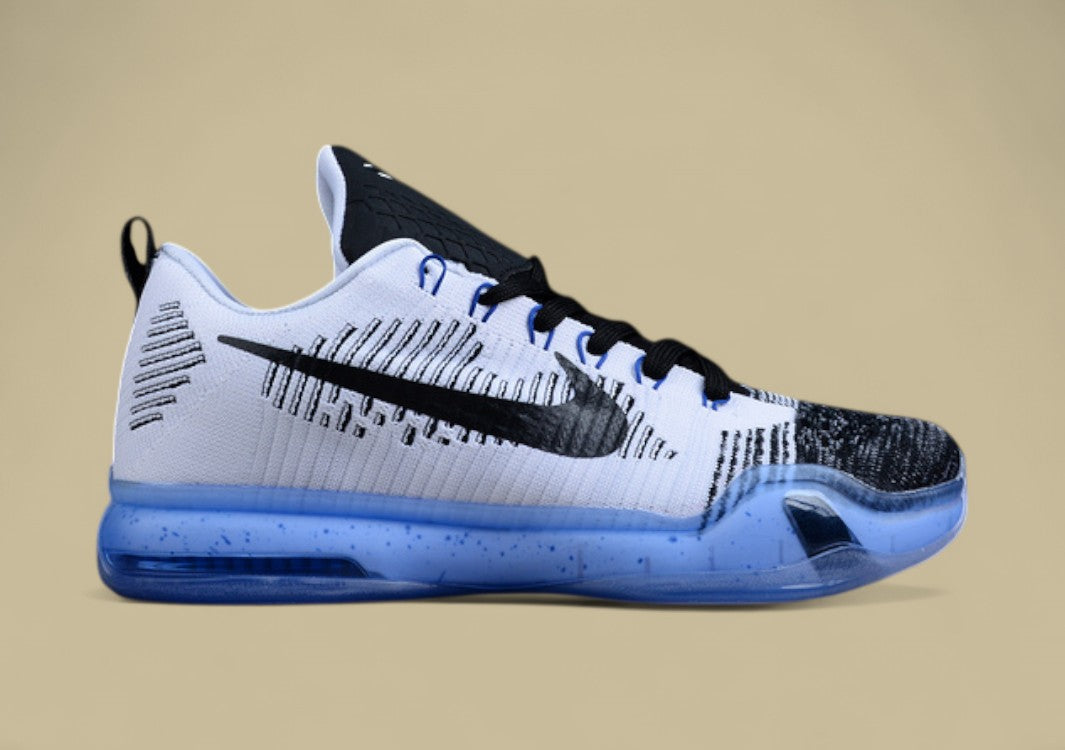 Kobe 10 Elite Premium HTM Shark Jaw White/Black/Blue
