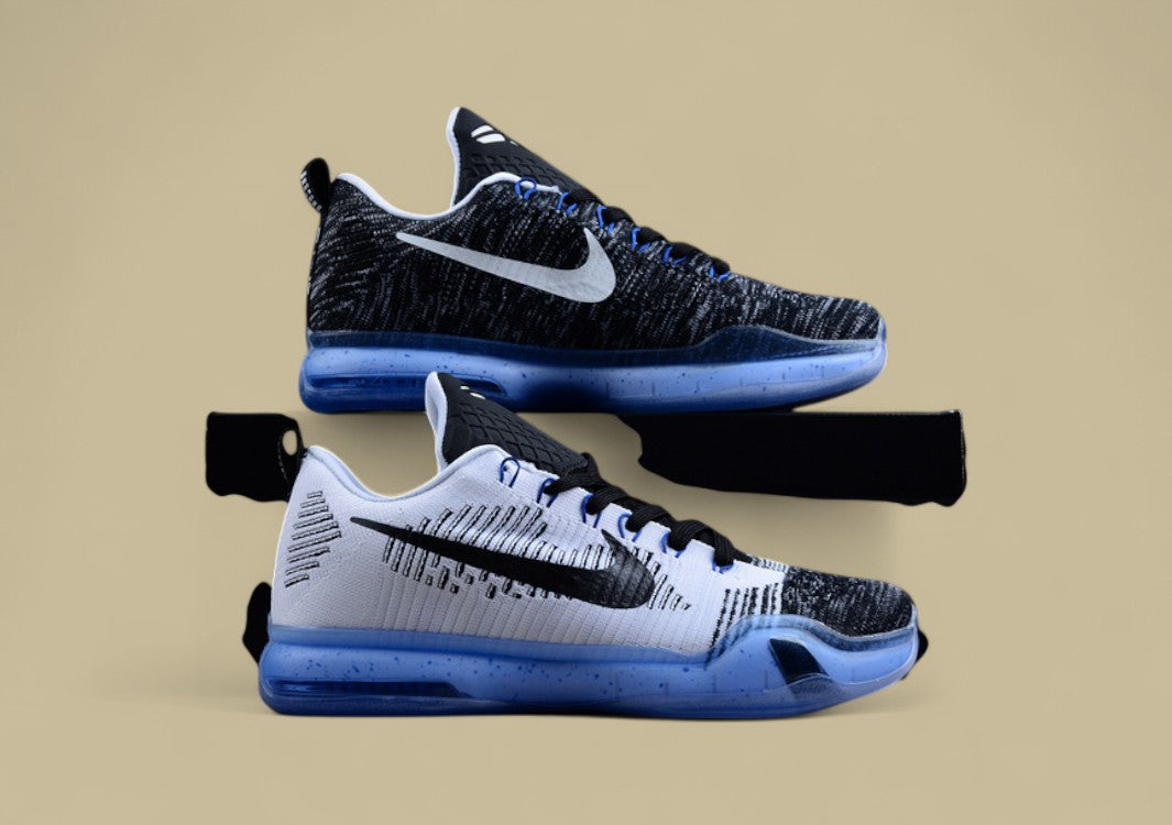 Kobe 10 Elite Premium HTM Shark Jaw White/Black/Blue